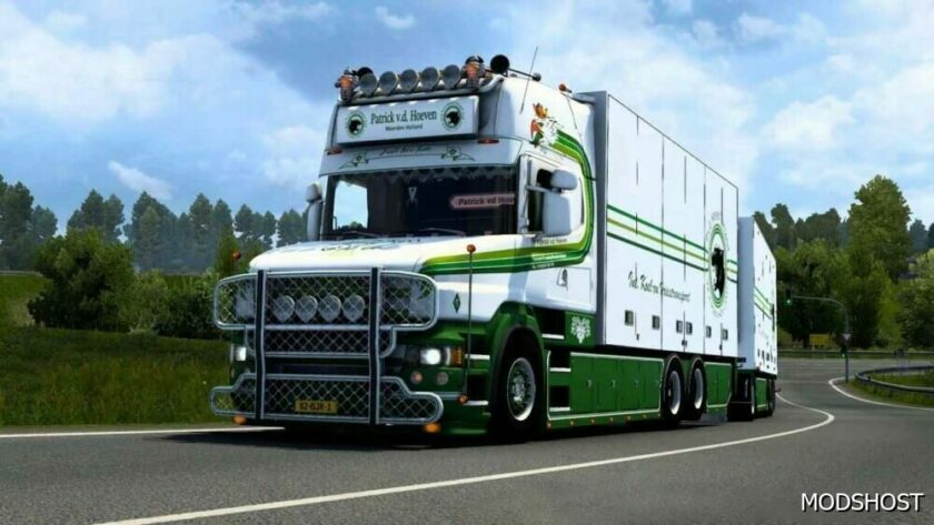 ETS2 Scania Truck Mod: T500 Tandem Patrick VD Hoeven V2.0.1 (Featured)