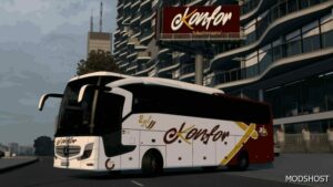 ETS2 Mercedes-Benz Mod: Mercedes Benz Travego 15 SHD Euro 6 Konfor Turizm Kurumsal Skin V2 (Image #2)