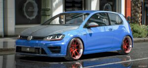 GTA 5 Volkswagen Vehicle Mod: Golf R Stage 1 (Featured)