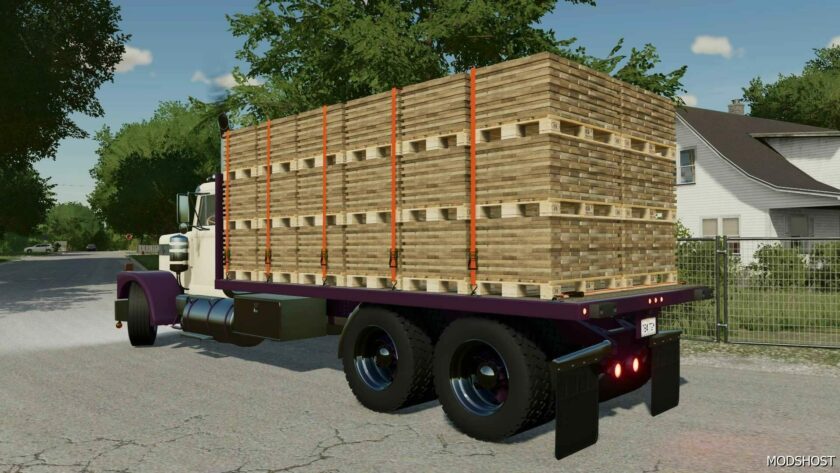 FS22 Truck Mod: Diamond REO Giant Flatbed 1974 (Autoload) (Featured)