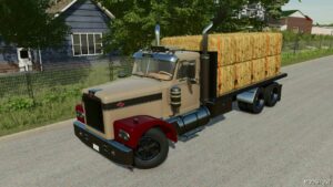 FS22 Truck Mod: Diamond REO Giant Flatbed 1974 (Autoload) (Image #2)