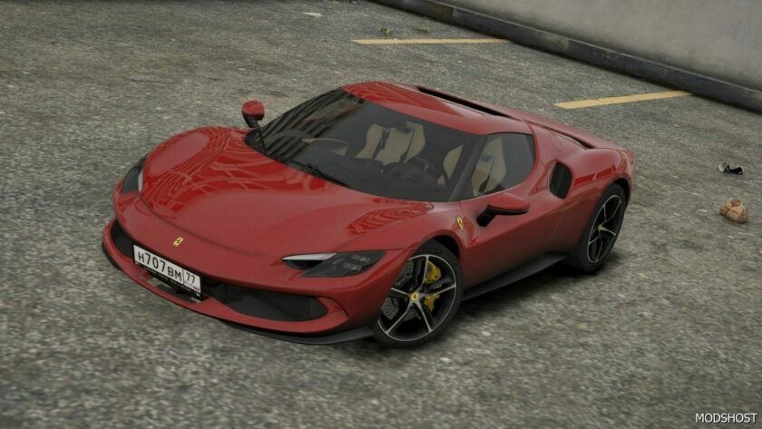 GTA 5 Ferrari Vehicle Mod: 2022 Ferrari 296 GTB (Featured)