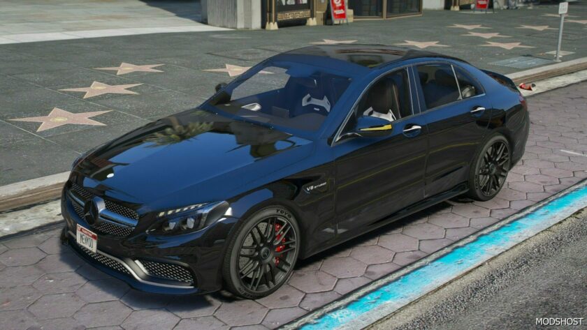 GTA 5 Mercedes-Benz Vehicle Mod: Mercedes C63 AMG 2017 (Featured)