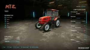 FS22 Belarus Tractor Mod: MTZ 1523 (Image #3)