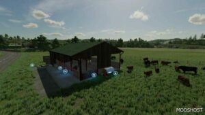 FS22 Placeable Mod: Small UK COW Barn (Image #4)