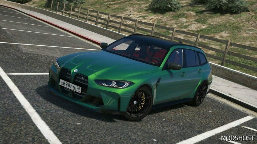 GTA 5 BMW Vehicle Mod: 2022 BMW M3 Touring G81 (Featured)