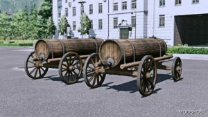 FS22 Manur Mod: Wood Barrel (Image #3)