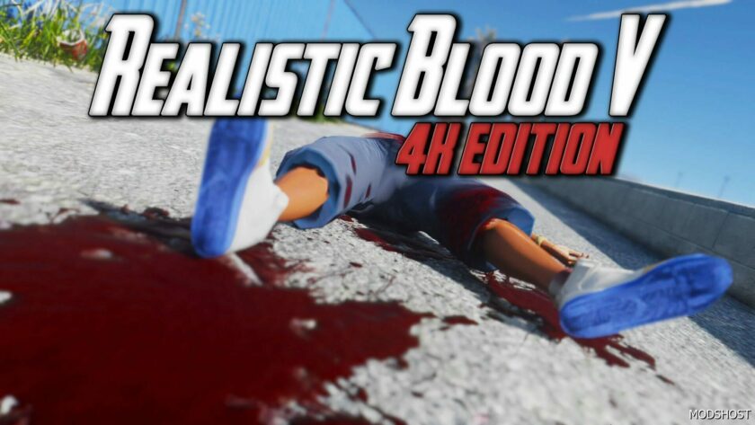 GTA 5 Mod: Realistic Blood V – 4K Edition V4.0 (Featured)