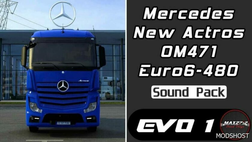 ETS2 Mercedes-Benz Mod: MB NEW Actros 480 OM471 Sound Pack 1.49 (Featured)