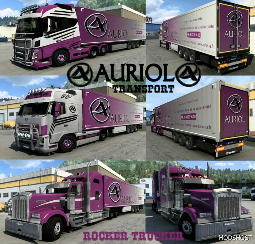 ETS2 Mod: Auriol Transport Skin Pack (Featured)