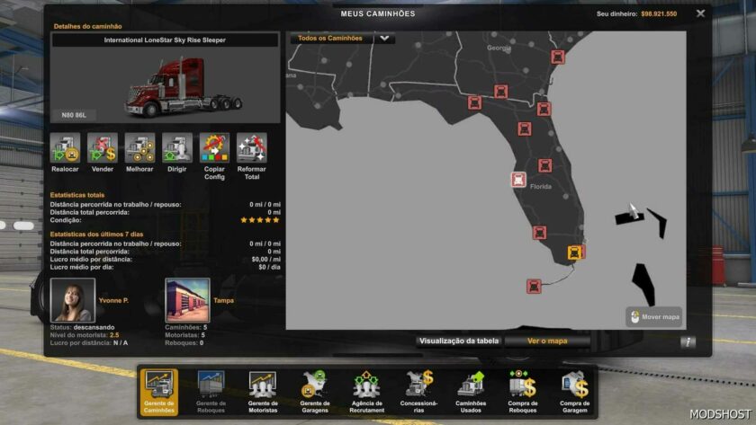 ATS Save Mod: Profile Coast to Coast Map by Mantrid 2.15.49.1 1.49 (Featured)