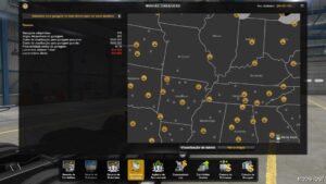 ATS Save Mod: Profile Coast to Coast Map by Mantrid 2.15.49.1 1.49 (Image #3)