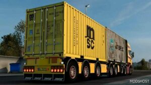 ETS2 Mod: Broshuis Combo Trailer 1.49 (Image #2)