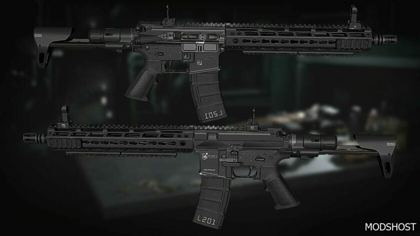 GTA 5 Weapon Mod: AR-15 Custom Animated V1.1 (Featured)