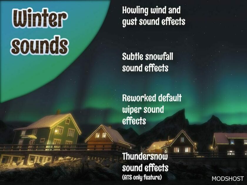 ETS2 Winter Mod: Sounds V7 1.49 (Featured)