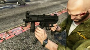 GTA 5 Weapon Mod: INS2 H&K MP5K V1.1 (Image #2)