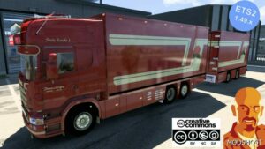 ETS2 Scania Truck Mod: R620 Fleurs + Tandem Trailer 1.49 (Image #2)