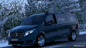 ETS2 Mercedes-Benz Car Mod: W447 V-Class V4.4 1.49 (Featured)