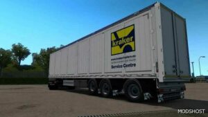 ETS2 Trailer Mod: Kraker Walkingfloor Pack by Kast V2.3.1 (Featured)