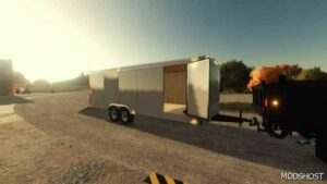 FS22 Mod: Enclosed Trailer (Skinnable) (Featured)