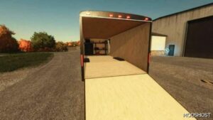 FS22 Mod: Enclosed Trailer (Skinnable) (Image #2)