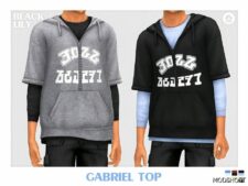 Sims 4 Everyday Clothes Mod: Gabriel TOP (Featured)