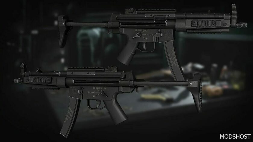 GTA 5 Weapon Mod: MP5 SMG Animated (Featured)