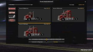 ATS Kenworth Truck Mod: GTM Kenworth T800 + Tuning Megamod V1.3.2 1.49 (Image #3)