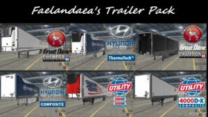 ATS Mod: Faelandaea’s Trailer Pack 1.49 (Featured)