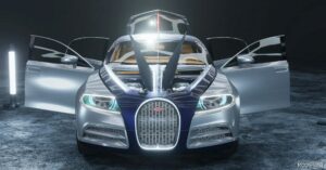 BeamNG Bugatti Car Mod: 16C Galibier 2009 0.31 (Featured)