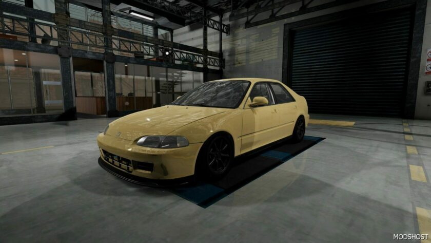 BeamNG Honda Car Mod: Civic Ej/Eg Sedan V1.1 0.31 (Featured)