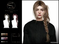 Sims 4 Female Mod: Braid Hairstyle 06012024 (Featured)