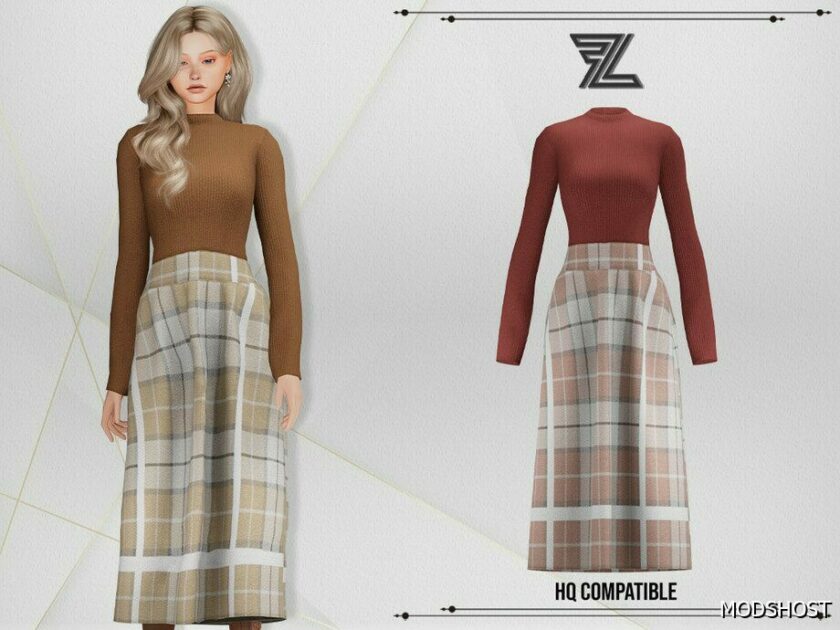 Sims 4 Everyday Clothes Mod: Ashley Dress (Featured)