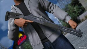 GTA 5 Weapon Mod: RON Benelli M4 (3 Versions) (Image #2)