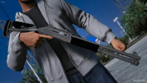 GTA 5 Weapon Mod: RON Benelli M4 (3 Versions) (Image #4)