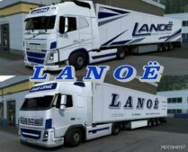 ETS2 Volvo Mod: Lanoë Transports Skin Pack (Featured)