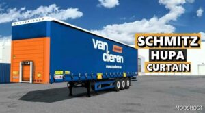 ETS2 Schmitz Mod: Hupa Curtain Trailer V1.4 (Featured)