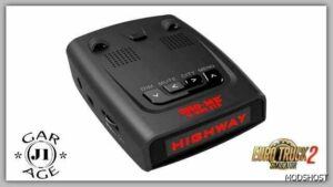 ETS2 Mod: Radar Detector + Language Packs V2.1.0B (Featured)