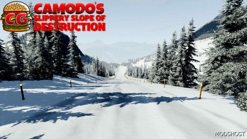 BeamNG Map Mod: Comado's Slippery Slope of Destruction 0.31 (Featured)