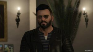 GTA 5 Player Mod: Michael | Biker Cuts V1.2 (Featured)