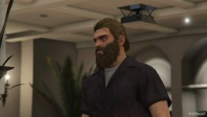 GTA 5 Player Mod: Trevor | MAN BUN V1.1 (Featured)