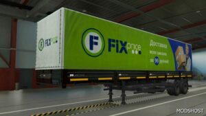 ETS2 Mod: NEW Nefaz 9334 Trailers Pack V2.1 1.49 (Featured)