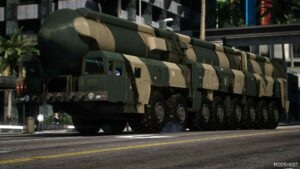 GTA 5 Vehicle Mod: Topol M Ballistic Missile Carrier Add-On (Featured)