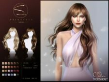 Sims 4 Female Mod: Long Flowing Hair 02012024 (Featured)