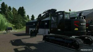 FS22 Volvo Forklift Mod: Ecr145El with Variable ARM (Featured)