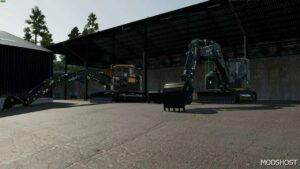 FS22 Volvo Forklift Mod: Ecr145El with Variable ARM (Image #4)