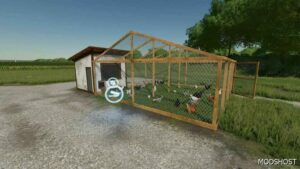 FS22 Placeable Mod: Wired Chicken Coop (Image #3)