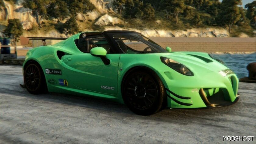 BeamNG Alfa Romeo Car Mod: 4C 0.31 (Featured)