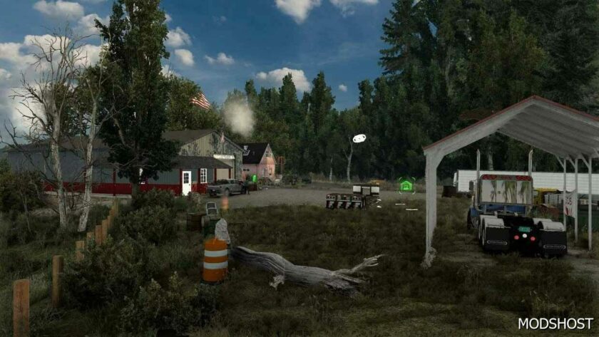 ATS Map Mod: Alpine JCT Logging Yard (Wyoming) 1.49 (Featured)