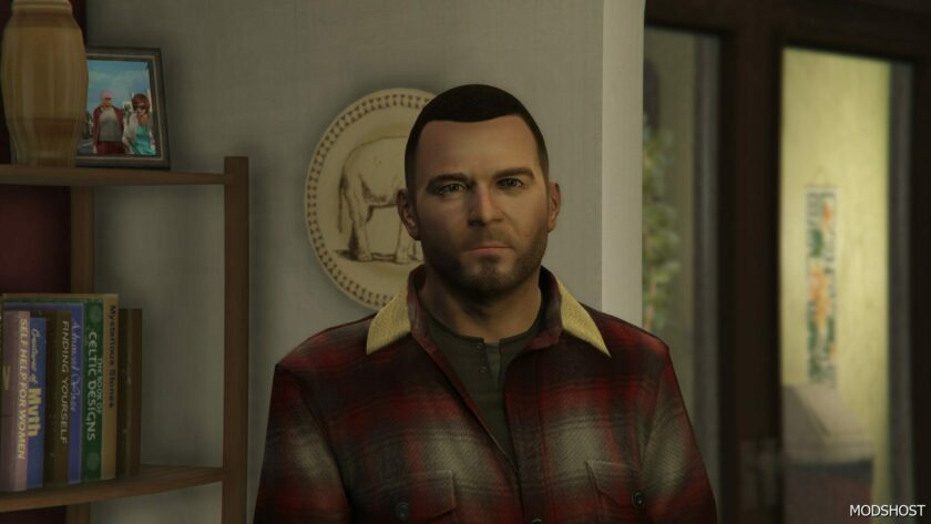 GTA 5 Player Mod: Michael | Beard Edits V1.1 (Featured)